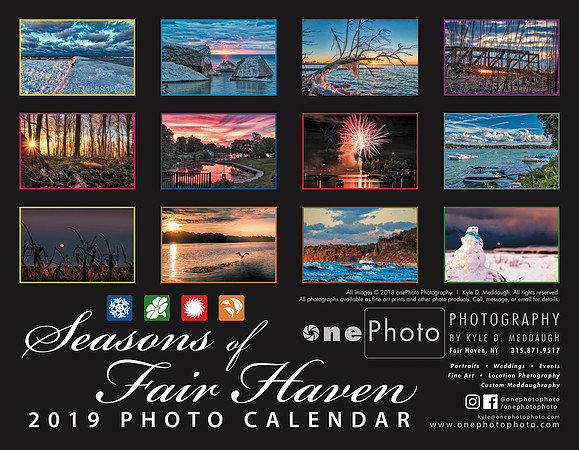 Calendar 2019 back